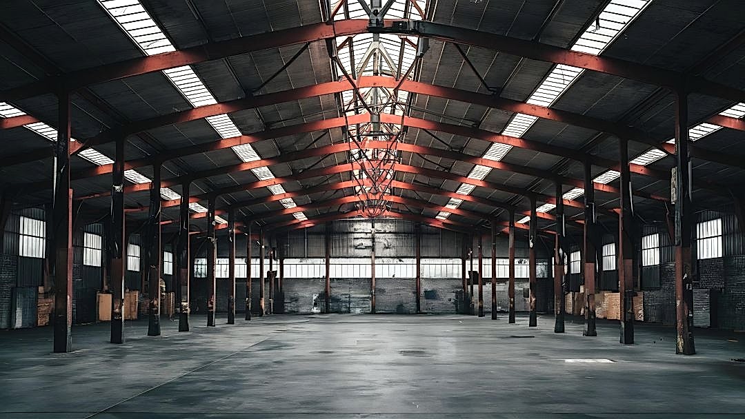 Endüstriyel alanda dayanıklı zemin kaplamanın üretim ve operasyon güvenliği için önemini gösteren fabrika içi zemin